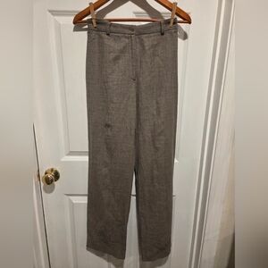 Ann Taylor Gray Wool-Blend Trousers
